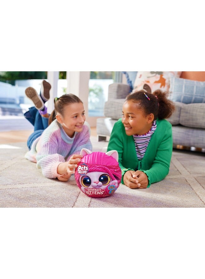 Pets Alive لعبة Smitten Kittens Surprise (Calico Cat Minx) من إنتاج Zuru Nurture Play Soft Toy Unboxing Adopt Interactive 10 Sounds - Image 5
