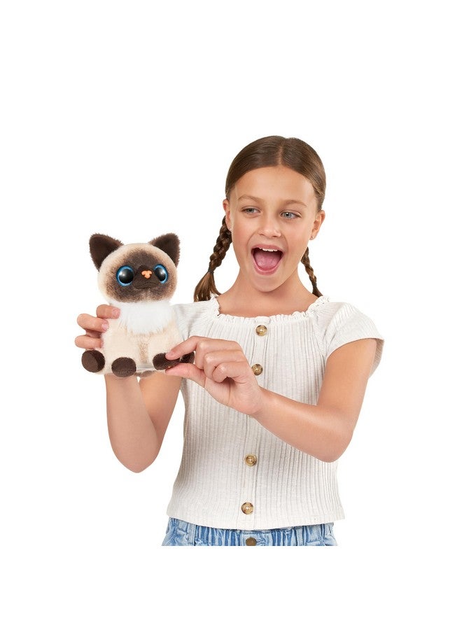 Pets Alive لعبة Smitten Kittens Surprise (Calico Cat Minx) من إنتاج Zuru Nurture Play Soft Toy Unboxing Adopt Interactive 10 Sounds - Image 4