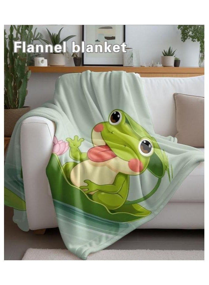 general Children's or student cartoon flannel thin blanket (warm and comfortable, suitable for sleep, games) 100cm*150cm - 1072 - Image 5