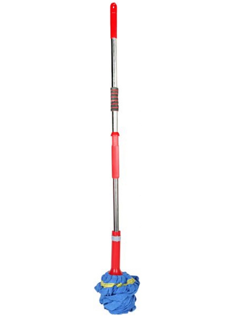 Twist fiber Mop Blue/Red/Silver - Image 1