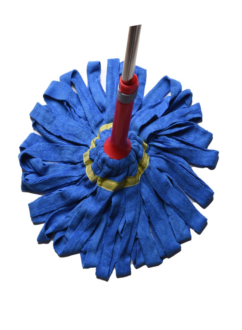 Twist fiber Mop Blue/Red/Silver - Image 4