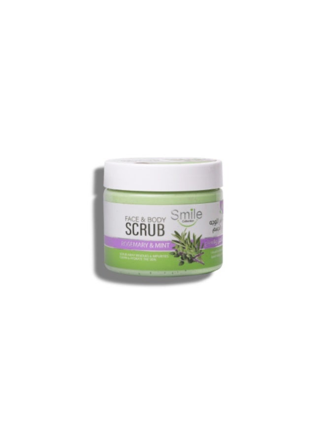 Face & Body Scrub – Gentle Exfoliation for Soft, Glowing Skin with rosemary