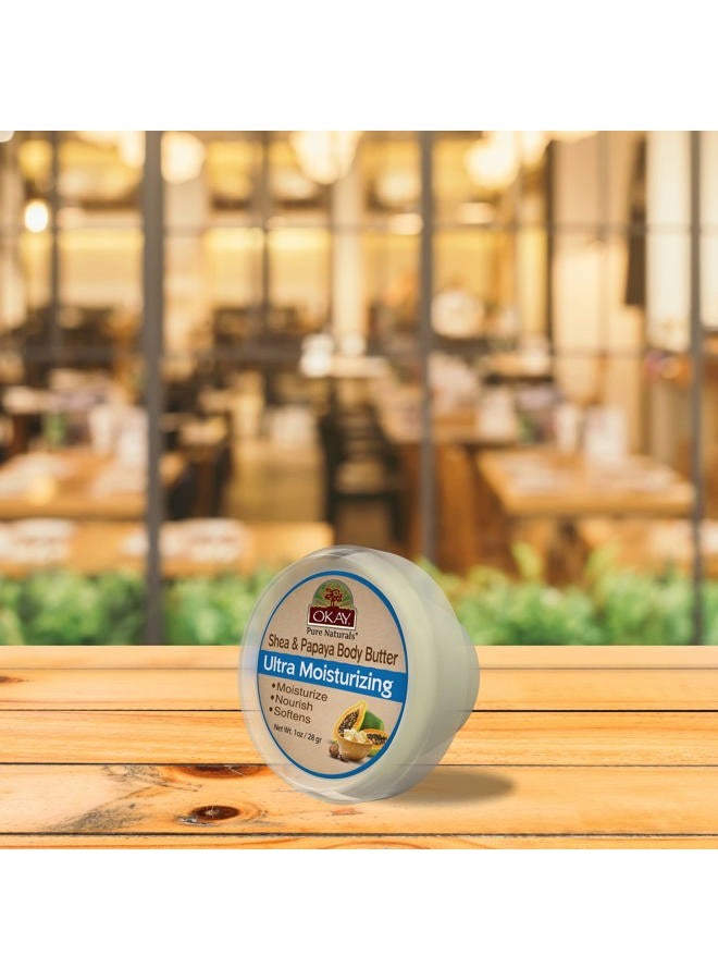 OKAY SHEA and PAPAYA BODY BUTTER 1oz - Image 2