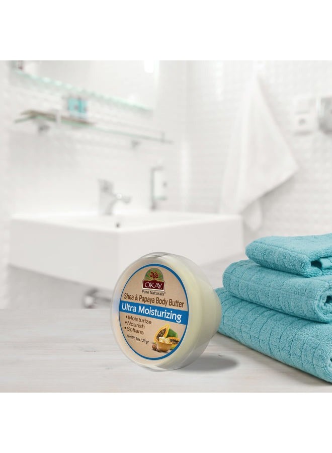 OKAY SHEA and PAPAYA BODY BUTTER 1oz - Image 3