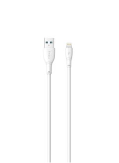 Pawa Auto-ID Wall Charger 2.4A UK with Lightning Cable / Portable & Elegant / Secure and saturated / Wide Compatibility - White  - Image 3