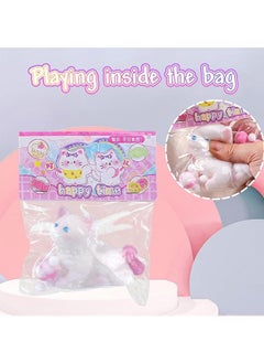 GIFT Cat Squishy Toy,  Stretchy Cat Stress Relief, Simulation Cat Animal Fidget Toy Squeeze Toys  - Image 4