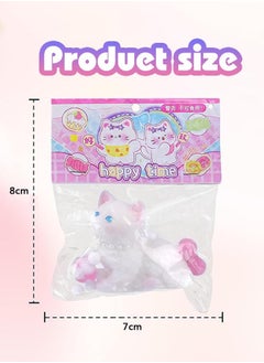 GIFT Cat Squishy Toy,  Stretchy Cat Stress Relief, Simulation Cat Animal Fidget Toy Squeeze Toys  - Image 2