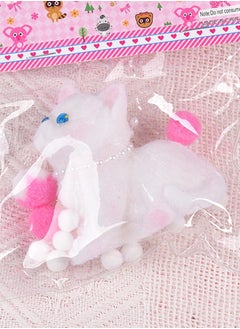GIFT Cat Squishy Toy,  Stretchy Cat Stress Relief, Simulation Cat Animal Fidget Toy Squeeze Toys  - Image 3