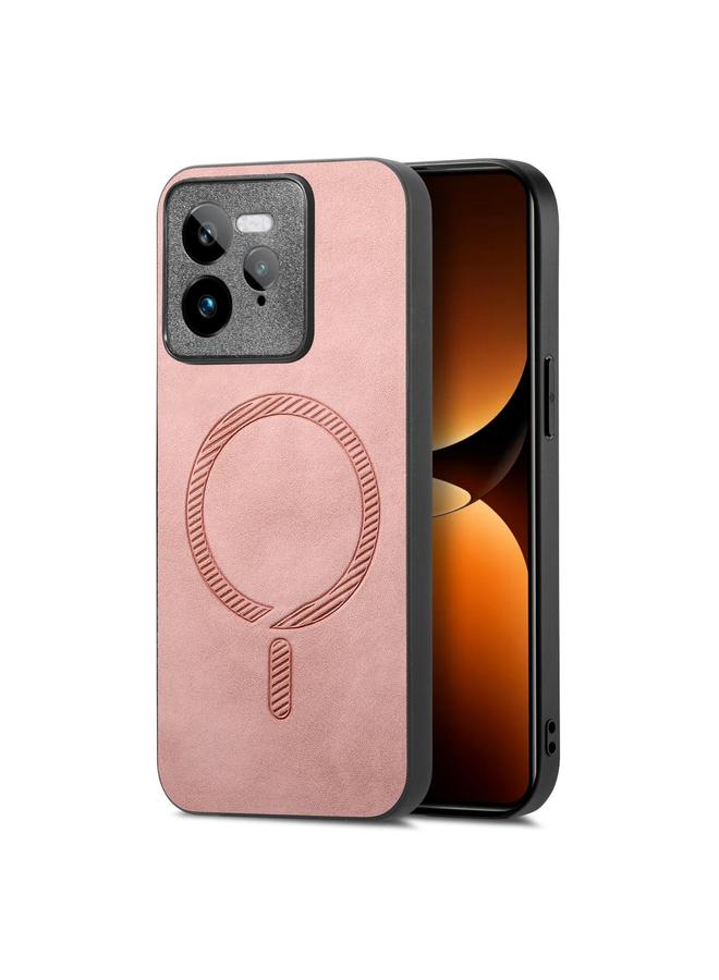 S-TOP Case For Realme GT7 Pro Retro MagSafe Magnetic PU Back Cover Phone Case - Image 1