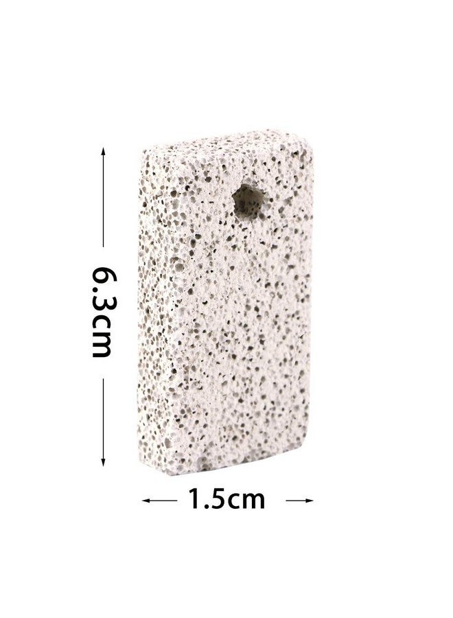 Newbested 20 Pcs Small Animal Pet Lava Bites Chews Toy Teeth Grinding Block Mineral Calcium Stone For Hamsters Parrot Chinchillas Rabbits - Image 2