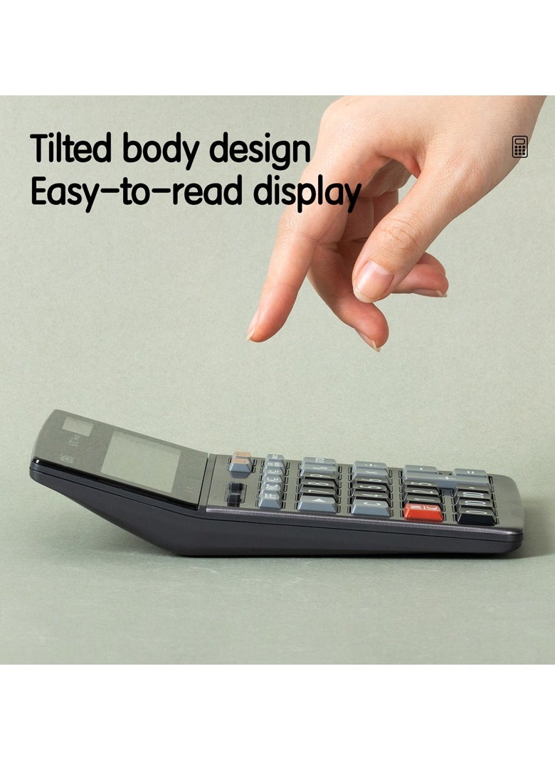 Deli Deli E1671C 16-Digit Dual Power Calculator with 120-Step Check & 3-Year Warranty  - Image 2