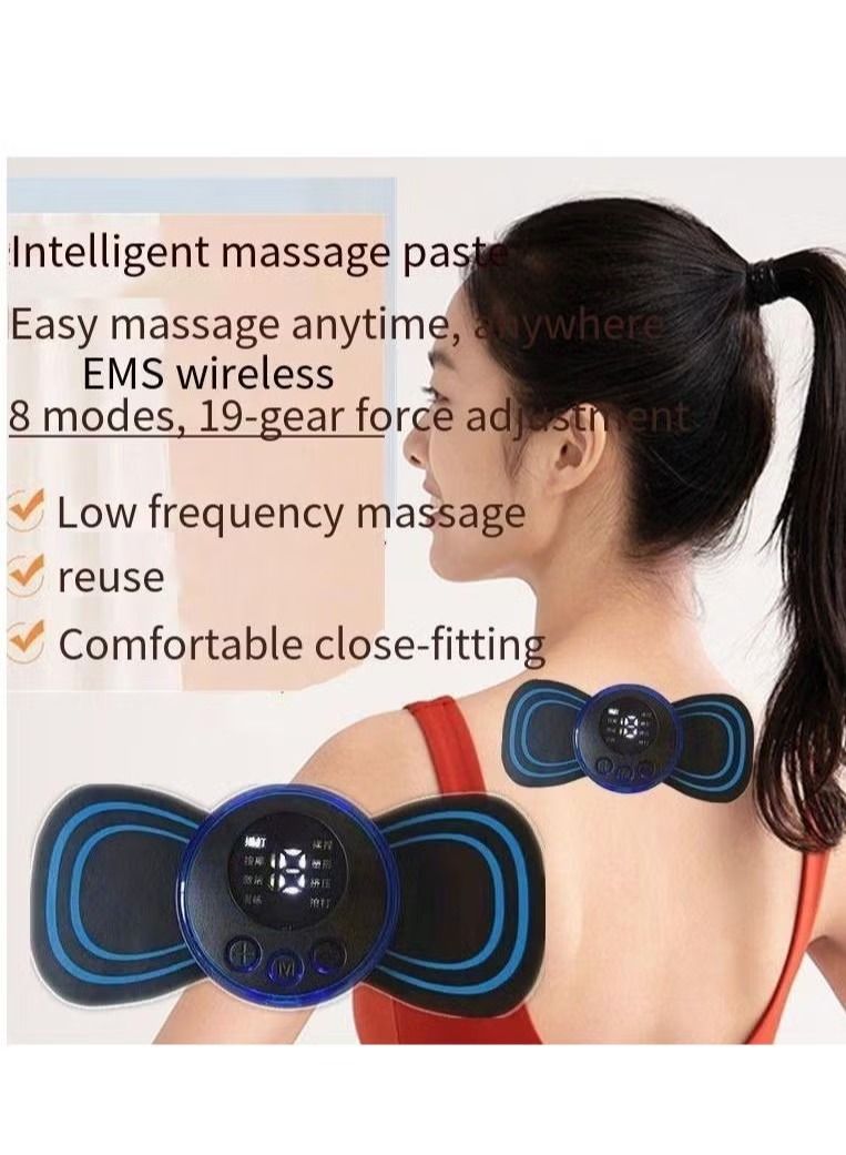 Generic Foot Massager Cushion + Mini Device Shoulder Back Relaxation Feet Home Office Use Portable Electric Massager Cushion  - Image 3