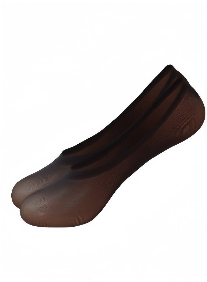 Eilimi 10 pairs of disposable socks for women boat socks short socks non-slip socks velvet invisible socks thin socks disposable socks suitable for business trips - Image 5