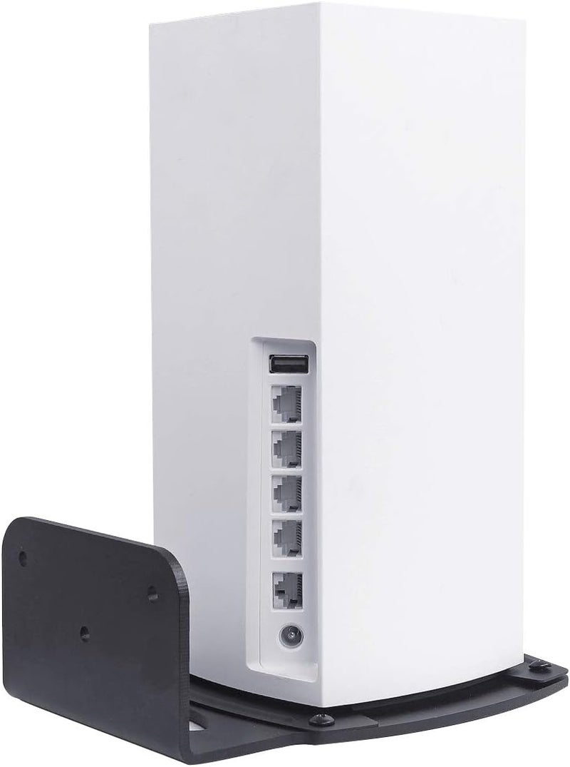 هولاكا حامل تثبيت على الحائط من HOLACA لموجهات الشبكة اللاسلكية Linksys Velop WiFi 6 Mesh Router MX5 وMX5300 وVelop Ax وMX4200؛ يتوافق مع أنظمة الواي فاي من نوع WiFi 6 ويسمح بإنشاء شبكة واي فاي متشابكة في جميع أنحاء المنزل (عبوة واحدة). - Image 5