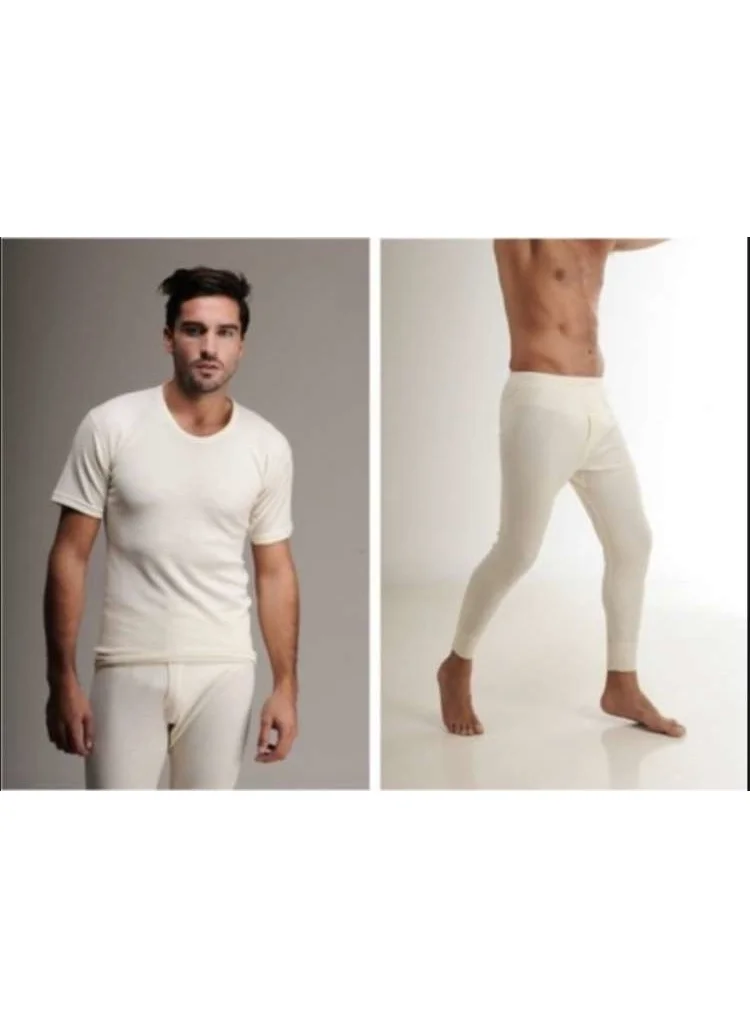 Hasyün Men's 2 Pack Wool Underwear Set 00101ST