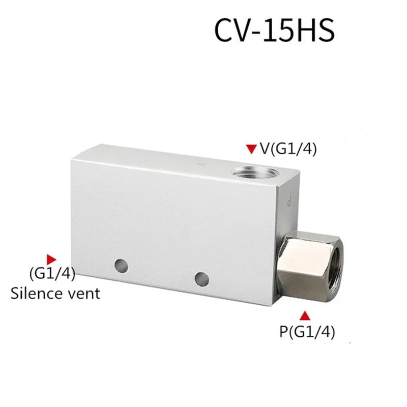 1pcs Vacuum generator ACV CV-10HS 20HS 25HS vacuum generator suction cup negative pressure control vacuum valve(CV-15HS) - Image 2