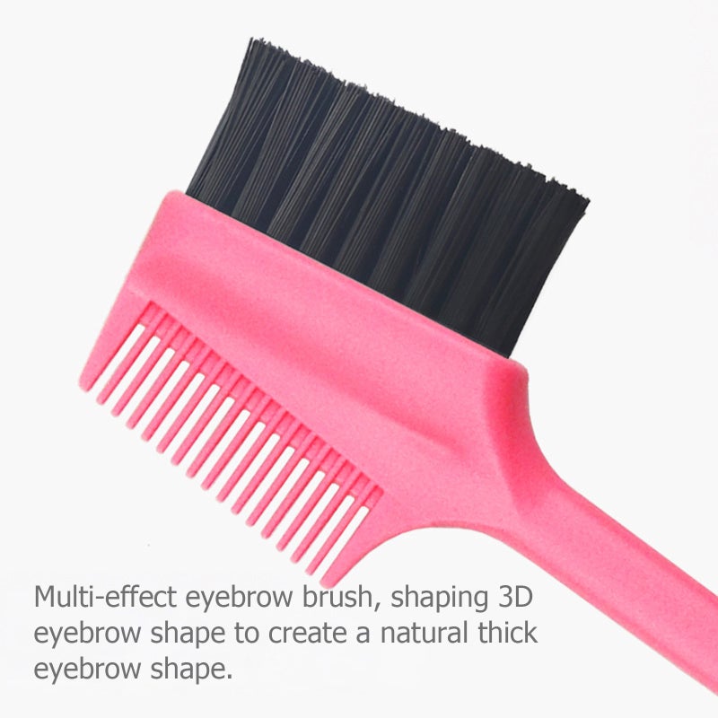 1PC 3D Eyebrow Brush Hair Line Edge Brush Eyelash Comb Edge Control Brush Comb Double Same Sided Hair Comb for Makeup Hair Salon - Image 4