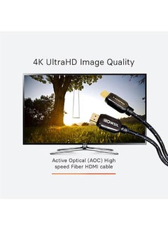 MOWSIL Active Optical AOC-Fiber HDMI 4K 60Hz 2.0 Cable DA Removable 25Mtr, Supported Resolution UHD 4K@60Hz Bandwidth upto 18 Gbps  - Image 4