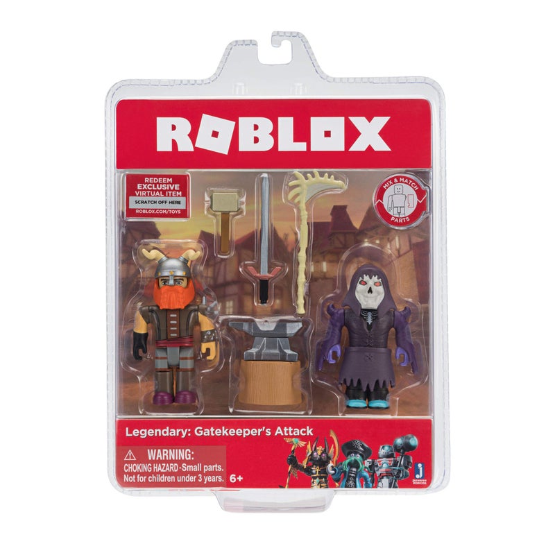 Roblox Action Collection  Legendary Gatekeepers Attack Game Pack Includes Exclusive Virtual Item - Image 3