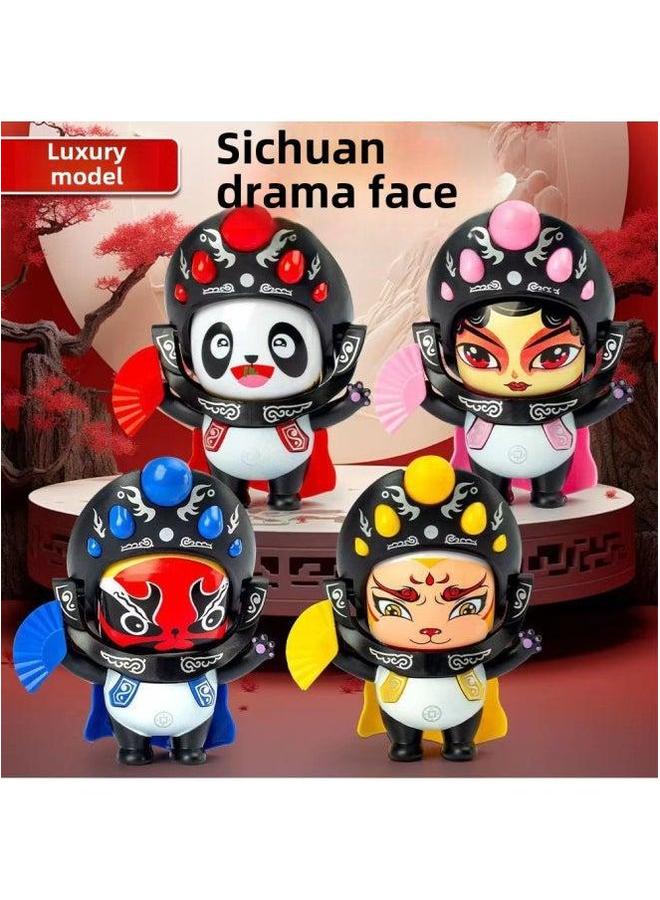 Sichuan Opera Face-changing Doll Source National Tide Toy Manufacturers Cross Border-Colour: Guochao Face Changing Panda (color Box Version) Needs To Be Packed In Bags. Please Inquire For Details - Image 4
