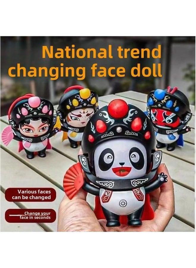 Sichuan Opera Face-changing Doll Source National Tide Toy Manufacturers Cross Border-Colour: Guochao Face Changing Panda (color Box Version) Needs To Be Packed In Bags. Please Inquire For Details - Image 2