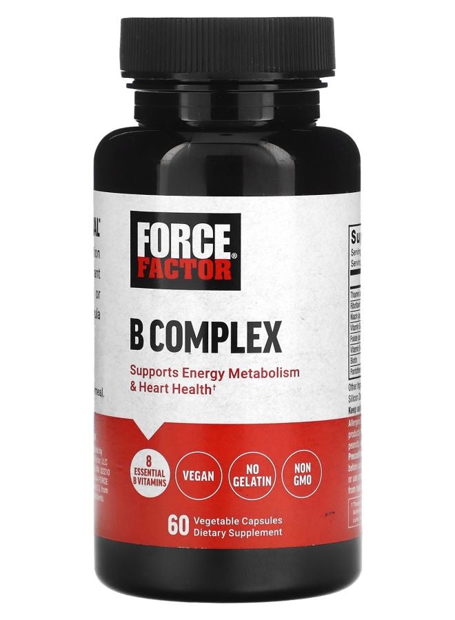 Force Factor B Complex 60 Vegetable Capsules