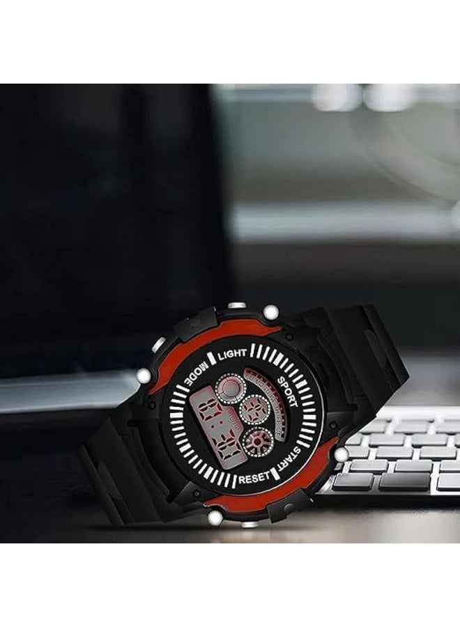 First Choice Kids Digital Sports Watch, Shock Resistant Boys Girls Outdoor Wristwatch with LED Backlight, Alarm, Stopwatch, Comfortable Silicone Strap - Image 5