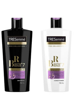 TRESemmé Biotin+ Repair 7 Shampoo And Conditioner Set 700ml  - Image 1