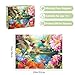 Jeacirio 500 Pieces Puzzles for Adults Puzzle Hummingbird Flower Jigsaw Puzzles 500 Piece for Seniors Letters on Back Challenging Toys Great Gift for Family Friends 205 x 15 in - Image 4