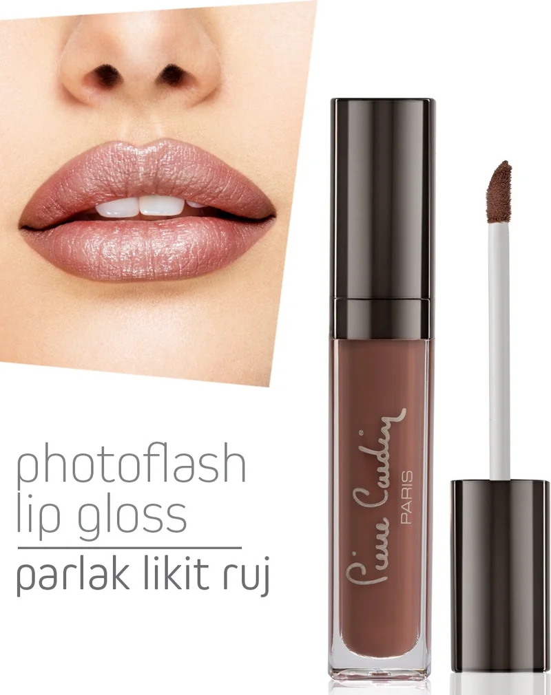 بيير كاردان Photoflash Lipgloss – Glossy Liquid Lipstick - Toffee Nut