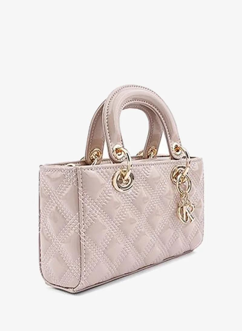 Cuple Cuple Textured Zip Shoulder Bag