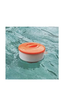 Generic [1Pcs] Chlorine Floater, Floating Pool Chlorine Dispenser Orange, Easily Spot It, Fits 1 And 3 Inch Tablets For Large And Small Pools, Hot Tub, Spa  - Image 4