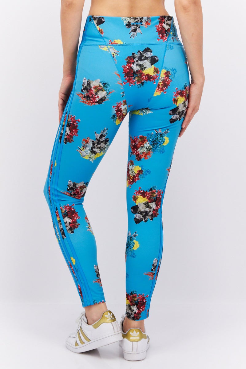 Adidas x Ivy Park Women Sportswear Fit Training Tights, Blue - Image 3