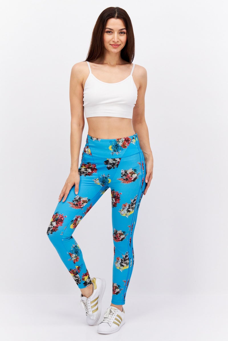 Adidas x Ivy Park Women Sportswear Fit Training Tights, Blue - Image 2