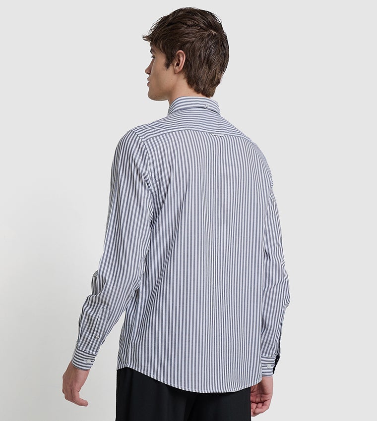 Ben Sherman Men's Long Sleeve Striped Shirts - Image 4