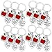 YEEQIN 12PCs Teacher Keychains In Bulk Teacher Appreciation Gifts Thank You Gift Appreciation Keychain Gifts For Teacher Pack of 12 Mixed Style - Image 3