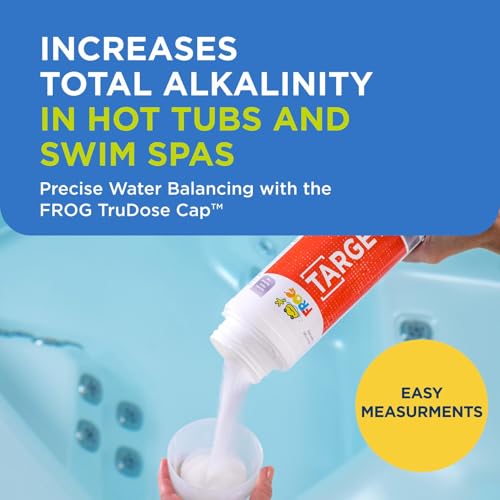 FROG Target Total Alkalinity Increaser for Hot Tubs and Swim Spas 2 lb Bottle with TruDose Measuring Cap for Easy Maintenance Balancing 1 Pack - Image 3