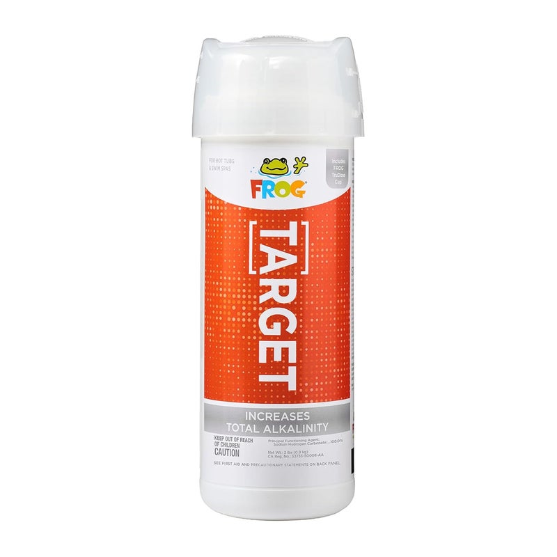 FROG Target Total Alkalinity Increaser for Hot Tubs and Swim Spas 2 lb Bottle with TruDose Measuring Cap for Easy Maintenance Balancing 1 Pack - Image 2