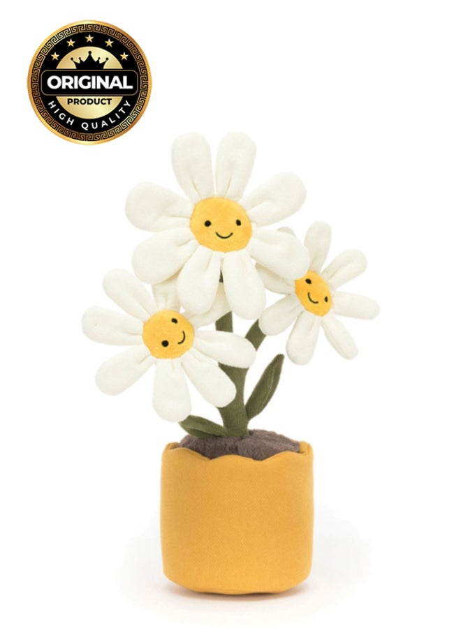 Jellycat Amuseables Daisy Plush – Soft Stuffed Toy with Cordy Legs, Cute Valentine’s Gift for Kids & Adults, Collectible Jellycat, 34cm - Image 1