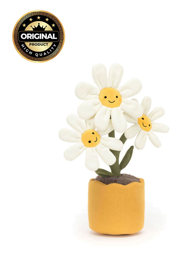 Jellycat Amuseables Daisy Plush – Soft Stuffed Toy with Cordy Legs, Cute Valentine’s Gift for Kids & Adults, Collectible Jellycat, 34cm - Image 1