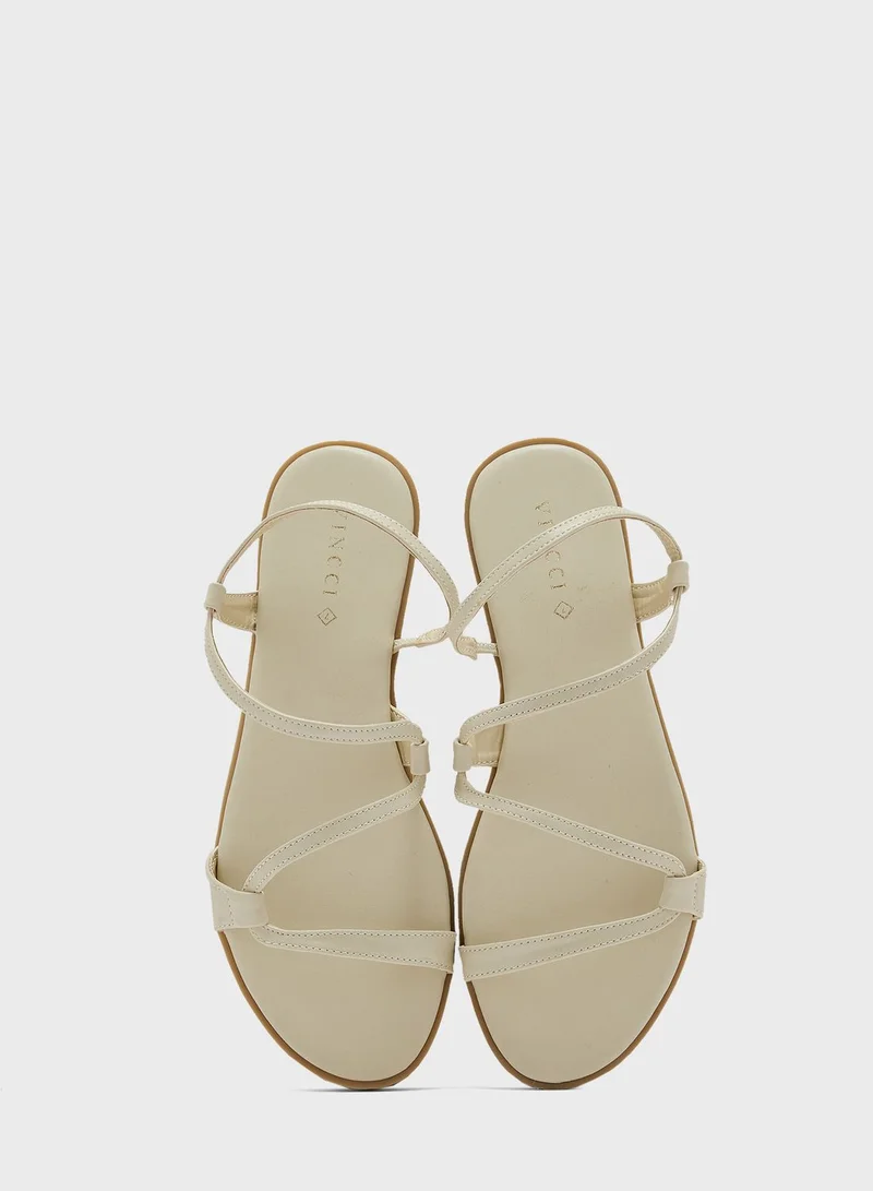 Vincci Multi Strap Wedge Sandals