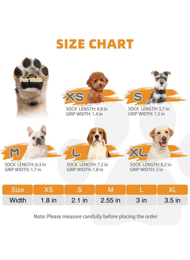 KOOLTAIL Dog Socks for Hot/Cold Pavement to Prevent Licking Paws Scratching,Anti Slip Pet Boots&Paw Protector for Hardwood Floors,Traction Control Grip Booties for Dogs - Image 2