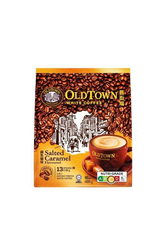 OldTown Salted Caramel Coffee Sticks - 13 Pack