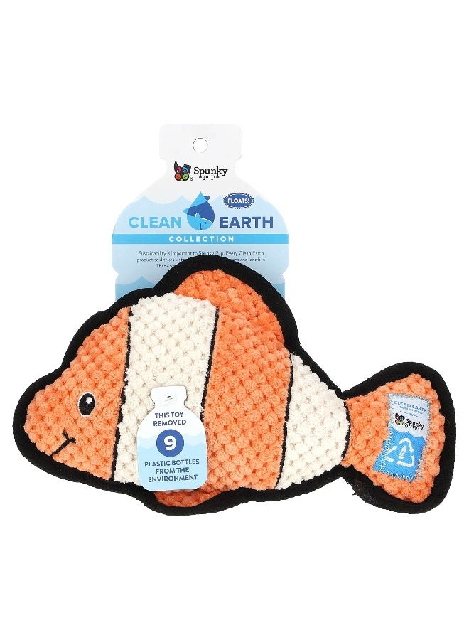 Spunky pup Spunky Pup, Clean Earth Collection, Clownfish, 1 Toy  - Image 1