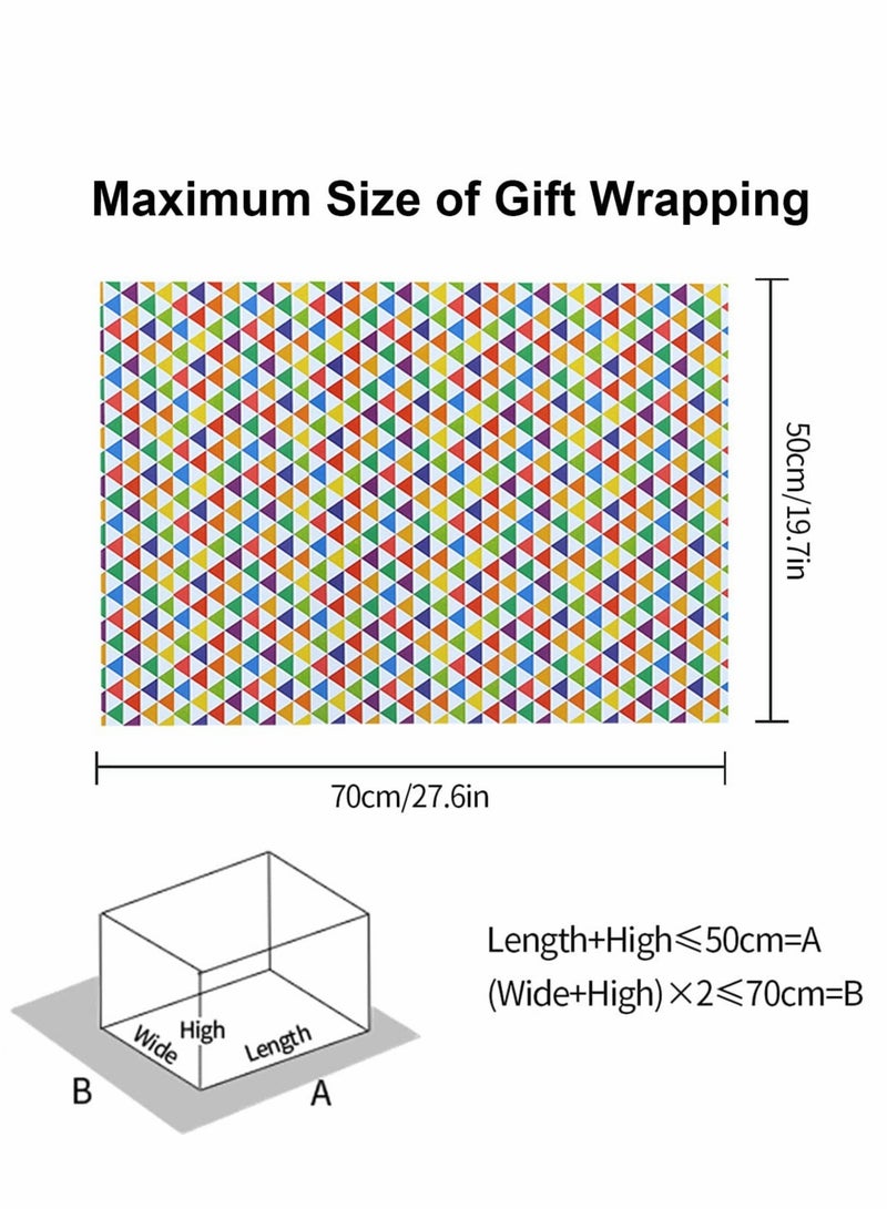 Eco-Friendly Birthday Gift Wrapping Paper with Tags Ribbons and Stickers for All Occasions Including Baby Showers Graduations and More - Image 3