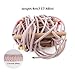 Goldmeet Outdoor Rope Bridge Ladder 2M656FT Climbing Rope Bridge for Outdoor Backyard Playground Solid Wood Climbing Bridge Ladder for Equipment Sports Fitness Obstacle Training - Image 4