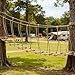 Goldmeet Outdoor Rope Bridge Ladder 2M656FT Climbing Rope Bridge for Outdoor Backyard Playground Solid Wood Climbing Bridge Ladder for Equipment Sports Fitness Obstacle Training - Image 2