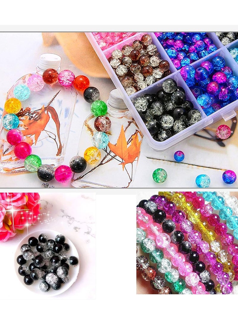 Mountain Gems Mega set Small Craft Beads Assorted Kit with Organizer Box and extra box of Gemstone and Crystals for Bracelets Jewelry Making - Image 3