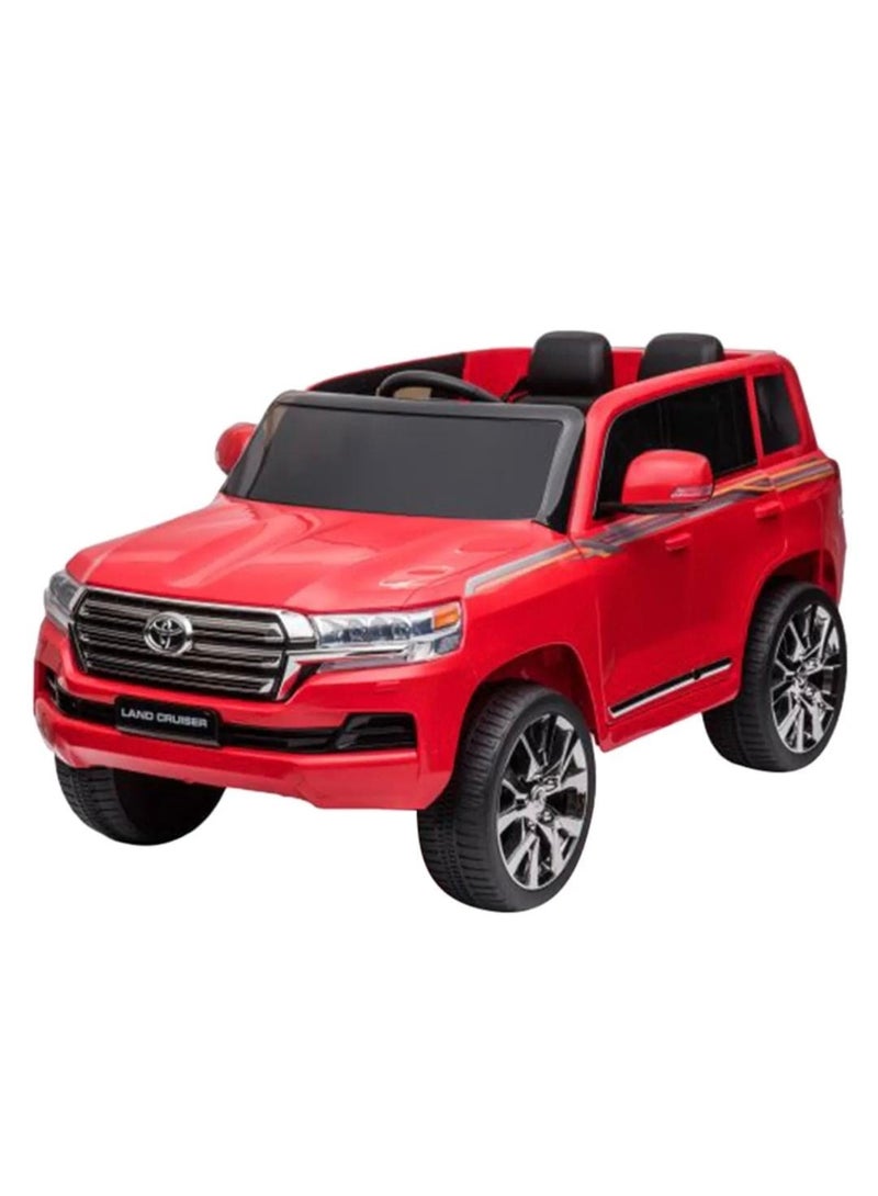 تويوتا سيارة ركوب تويوتا لاند كروزر (SUV) - حمراء، 12 فولت - Image 3