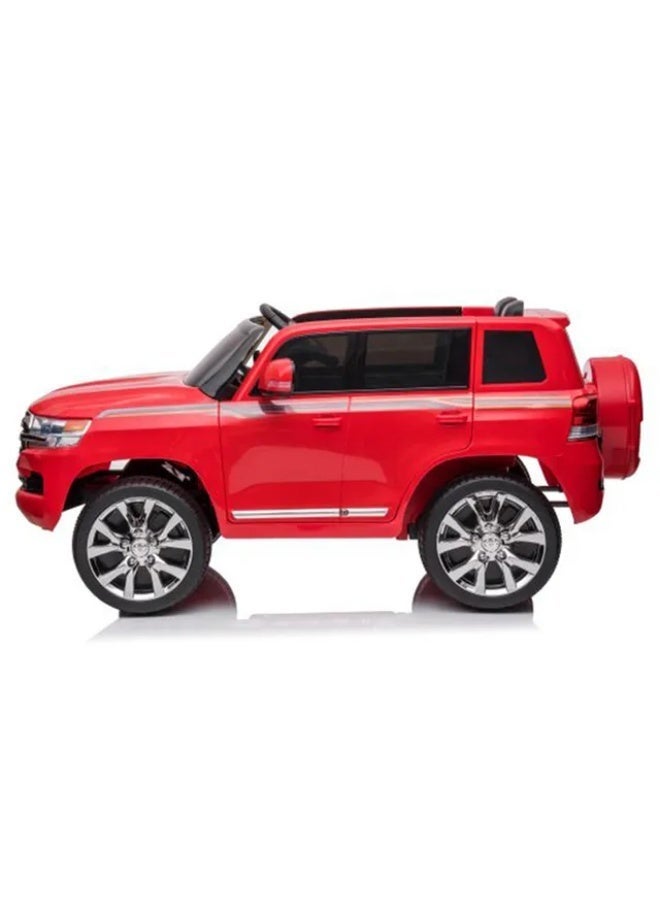 تويوتا سيارة ركوب تويوتا لاند كروزر (SUV) - حمراء، 12 فولت - Image 2